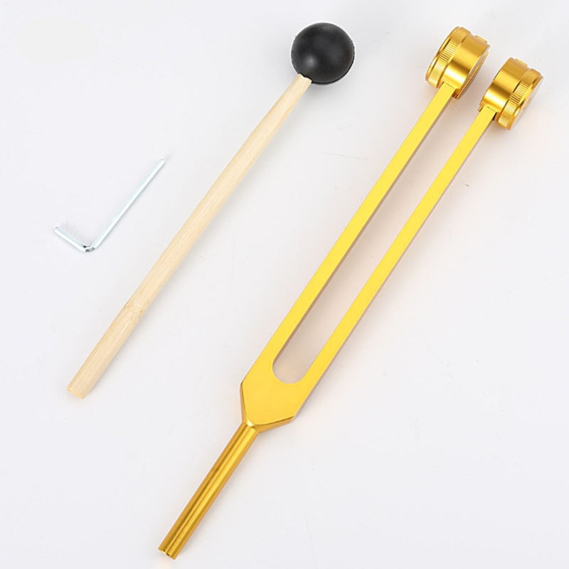 TranquilTone Tuning Forks for Inner Peace – Sound Therapy for Relaxation-Gold Gear Head (21.5cm)-State of Style