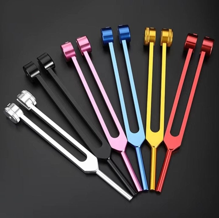 TranquilTone Tuning Forks for Inner Peace – Sound Therapy for Relaxation-Gold Round Head (24.5cm)-State of Style
