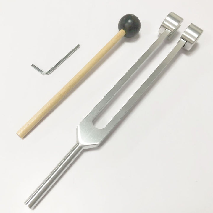 TranquilTone Tuning Forks for Inner Peace – Sound Therapy for Relaxation-Silver Round Head (21.5cm)-State of Style