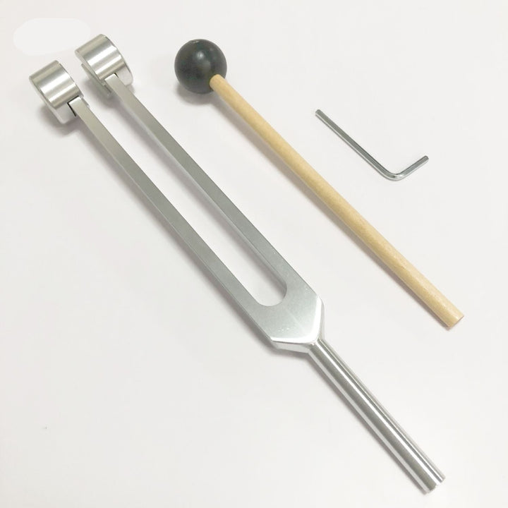 TranquilTone Tuning Forks for Inner Peace – Sound Therapy for Relaxation-Silver Round Head (24.5cm)-State of Style