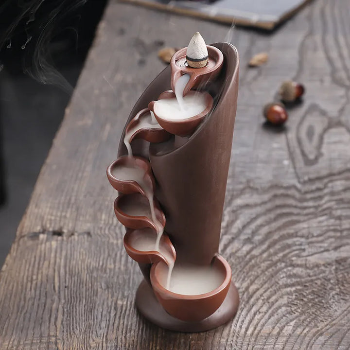 TranquilTorch – Incense Waterfall-Brown-State of Style