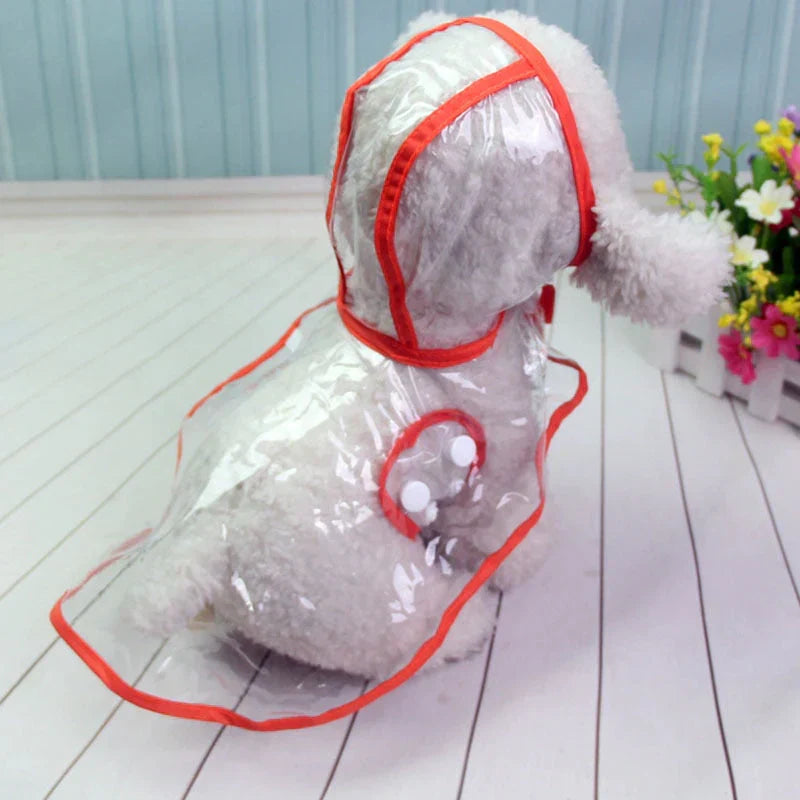 Transparent Waterproof Raincoat for Dogs - DryPaw-White-XS-State of Style