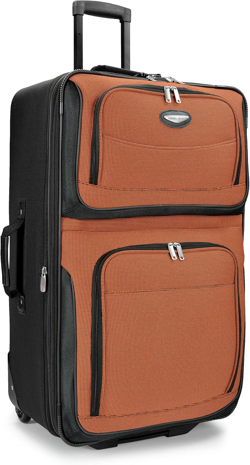 8-Piece Soft Shell Luggage Set with Packing Cubes and TSA Lock – TravelMax