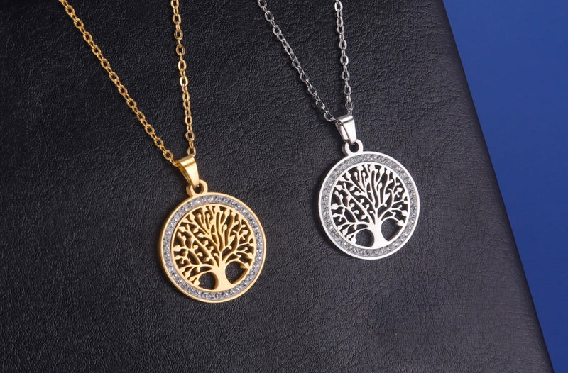 Tree of Life Pendant Necklace | Symbolic Jewellery for Women-Gold-State of Style