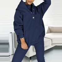 Trendy 3-Piece Lounge Set - Elena-Blue-S-State of Style