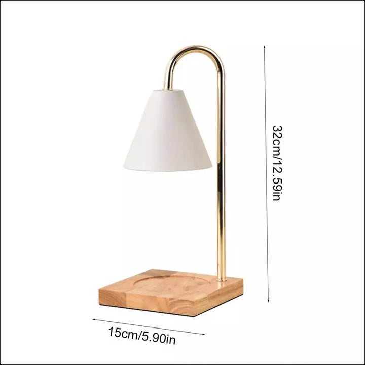 Trendy Atmospheric Candle Warmer Lamp - Sophia-White-State of Style
