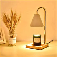 Trendy Atmospheric Candle Warmer Lamp - Sophia-White-State of Style