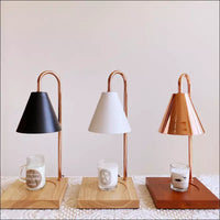 Trendy Atmospheric Candle Warmer Lamp - Sophia-White-State of Style