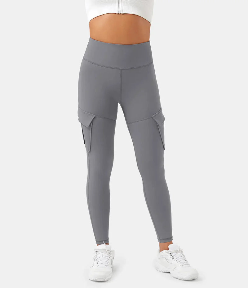 Trendy Cargo Legging - Aurora-Groen-XS-State of Style
