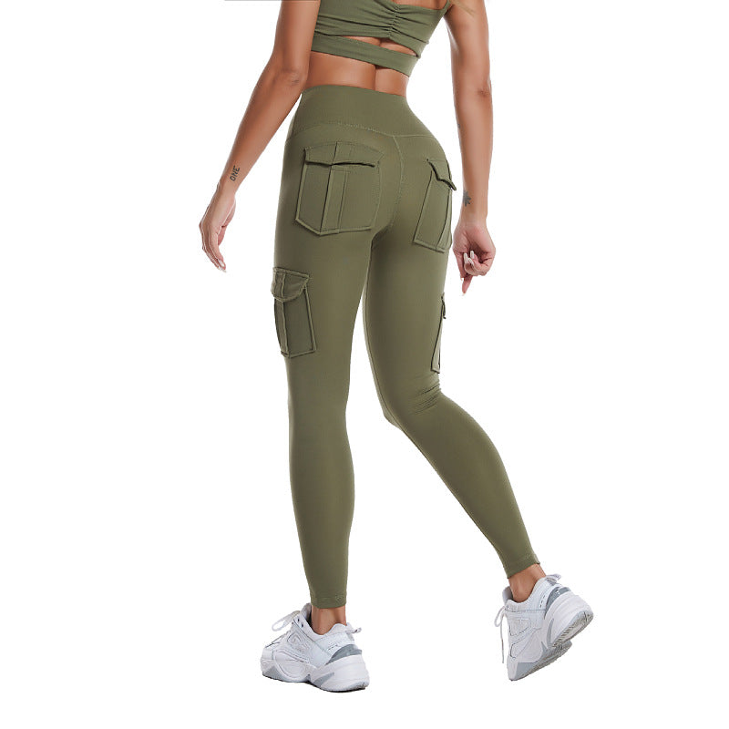 Trendy Cargo Legging - Aurora-Groen-XS-State of Style