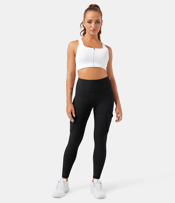 Trendy Cargo Legging - Aurora-Groen-XS-State of Style