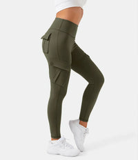 Trendy Cargo Legging - Aurora-Groen-XS-State of Style