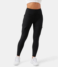 Trendy Cargo Legging - Aurora-Zwart-XS-State of Style