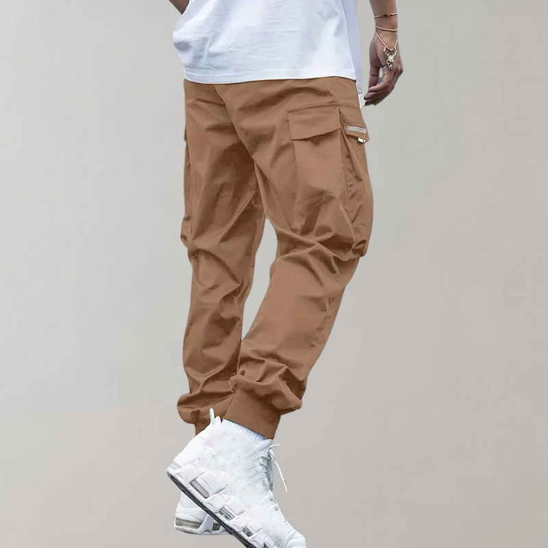 Trendy Casual Cargo Pants - Joris-Khaki-S-State of Style