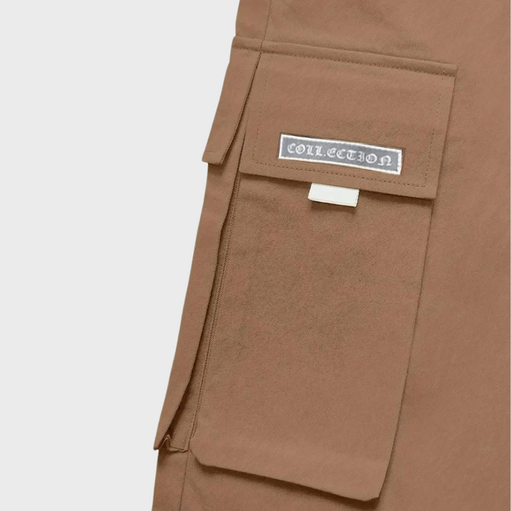 Trendy Casual Cargo Pants - Joris-Khaki-S-State of Style