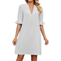 Trendy Casual Dress - Isadora-Light Blue-S-State of Style
