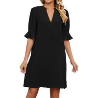 Trendy Casual Dress - Isadora-Light Blue-S-State of Style