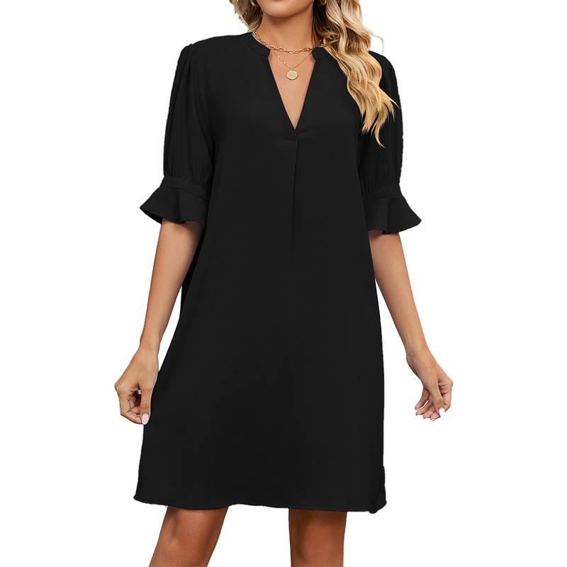 Trendy Casual Dress - Isadora-Light Blue-S-State of Style