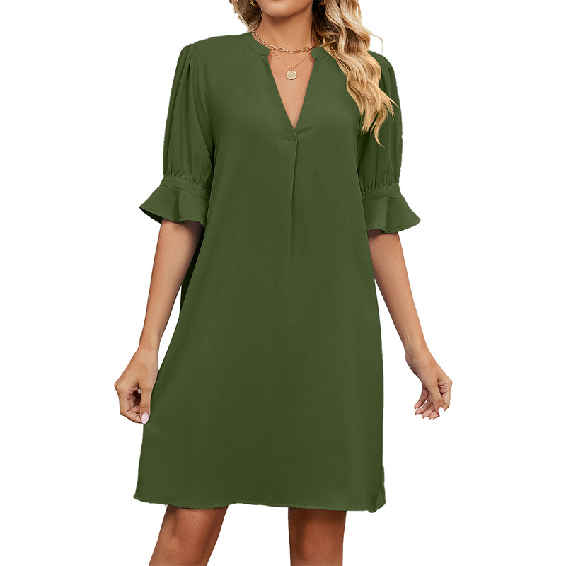 Trendy Casual Dress - Isadora-Light Blue-S-State of Style