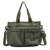 Trendy Corduroy Shoulder Bag - VelvetVogue-Green-State of Style