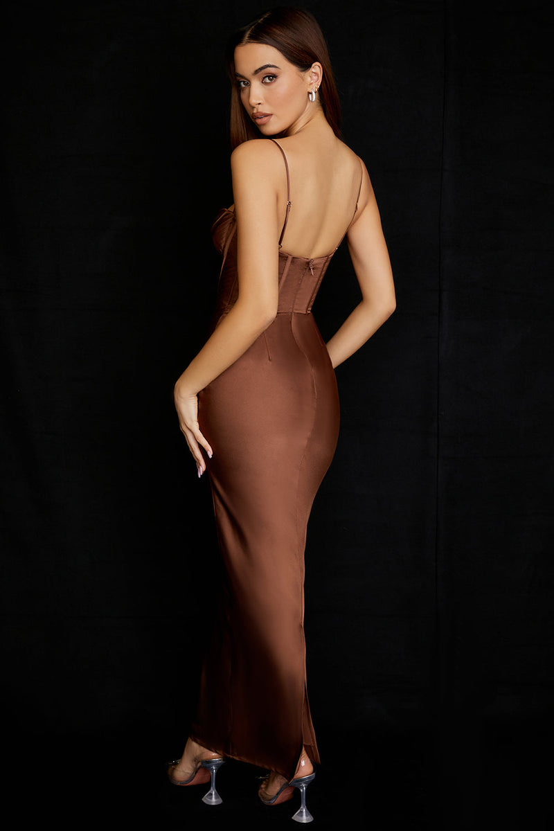 Trendy Corset Maxi Dress - Isabella-Black-XS-State of Style