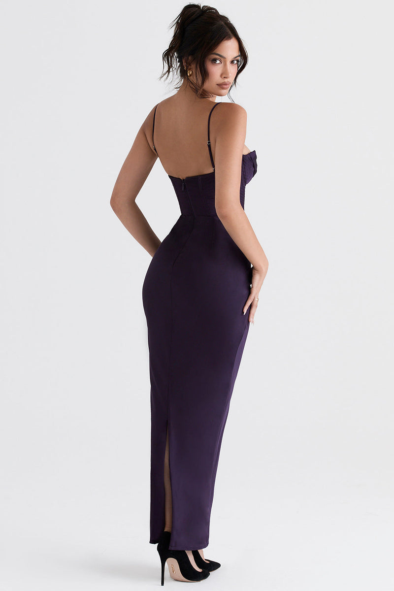 Trendy Corset Maxi Dress - Isabella-Black-XS-State of Style