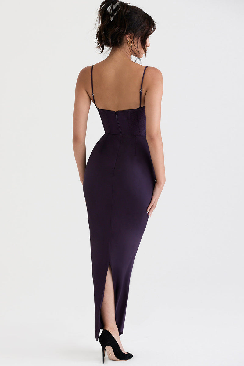 Trendy Corset Maxi Dress - Isabella-Black-XS-State of Style