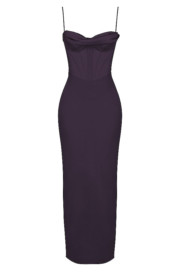 Trendy Corset Maxi Dress - Isabella-Black-XS-State of Style