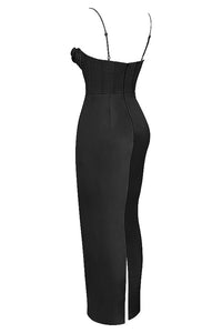 Trendy Corset Maxi Dress - Isabella-Black-XS-State of Style