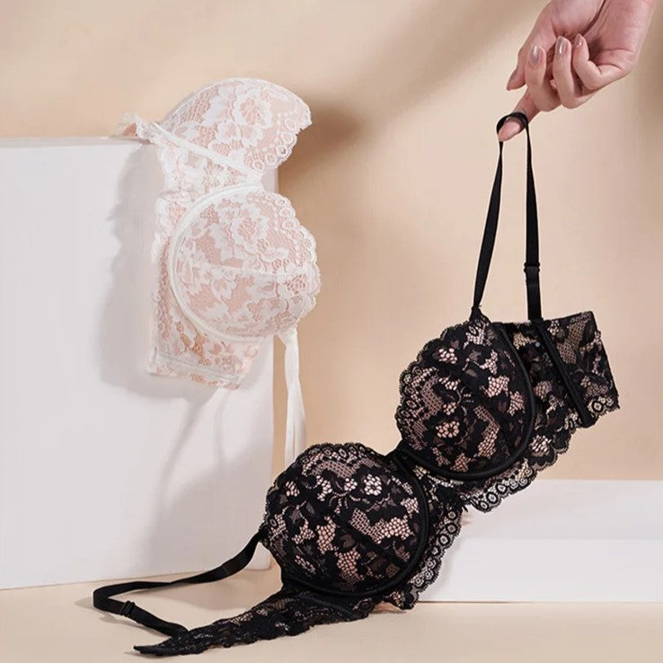 Trendy Floral Lace Full-Figure Bra-Black-8-A-State of Style