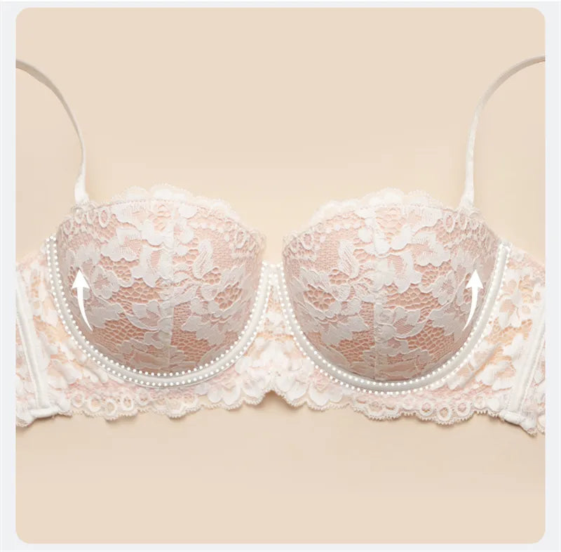 Trendy Floral Lace Full-Figure Bra-Black-8-A-State of Style
