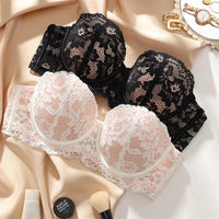 Trendy Floral Lace Full-Figure Bra-Black-8-A-State of Style