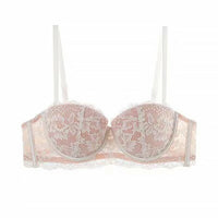 Trendy Floral Lace Full-Figure Bra-White-8-A-State of Style