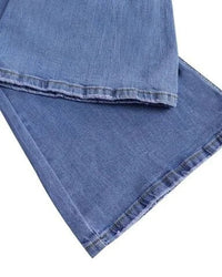 Trendy High-Waisted Denim Jeans - Mila-Blue-S-State of Style