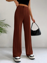 Trendy High-Waisted Pleated Women's Pants - Emilia-Grey-S-State of Style
