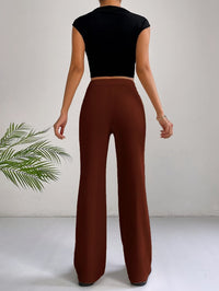 Trendy High-Waisted Pleated Women's Pants - Emilia-Grey-S-State of Style