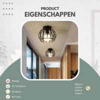 Trendy Industrial Ceiling Light with Open Design – ForgeLight-State of Style