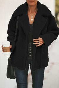 Trendy Jacket with Stand-Up Collar and Zipper - Amara-Brown-S-State of Style