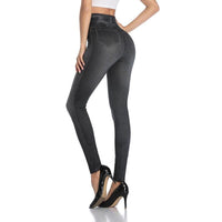 Trendy Jeans Legging - Stella-Blue-S-M-State of Style