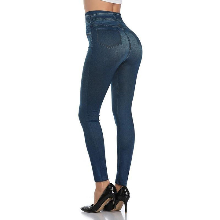 Trendy Jeans Legging - Stella-Blue-S-M-State of Style