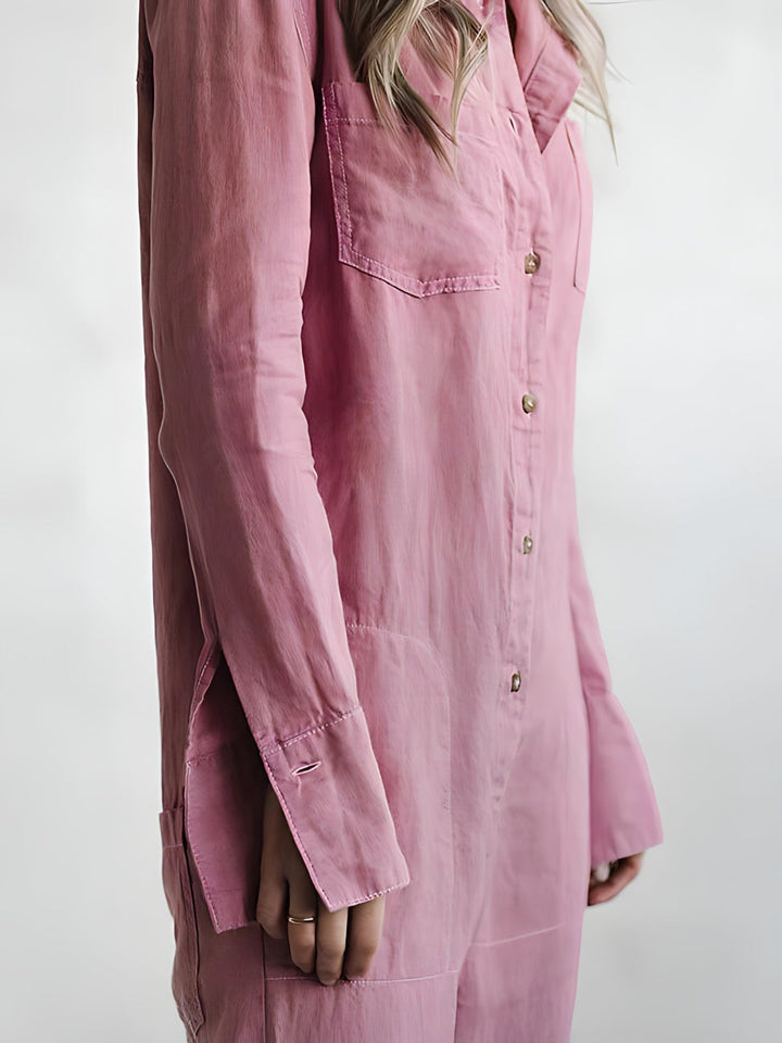 Trendy Jumpsuit - Aria-Pink-S-State of Style