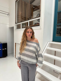 Trendy Knit Women's Sweater - Aurelia-Blue-XS/S-State of Style