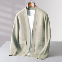 Trendy Knitted Men’s Vest - Noah-Grey-S-State of Style