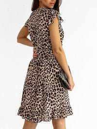 Trendy ladies' mini dress in leopard print – Amira-S-State of Style
