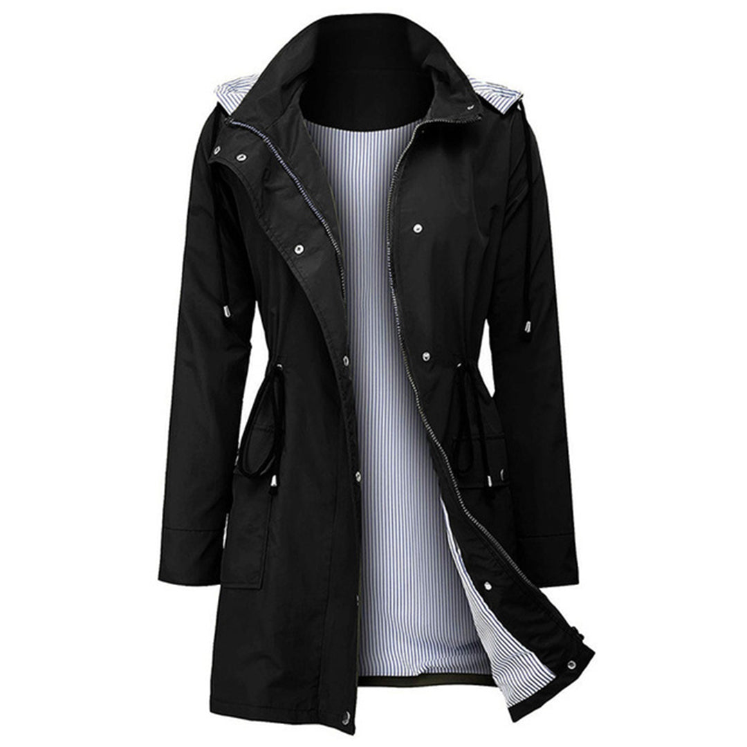 Trendy Ladies Windbreaker - Viviane-Black-S-State of Style