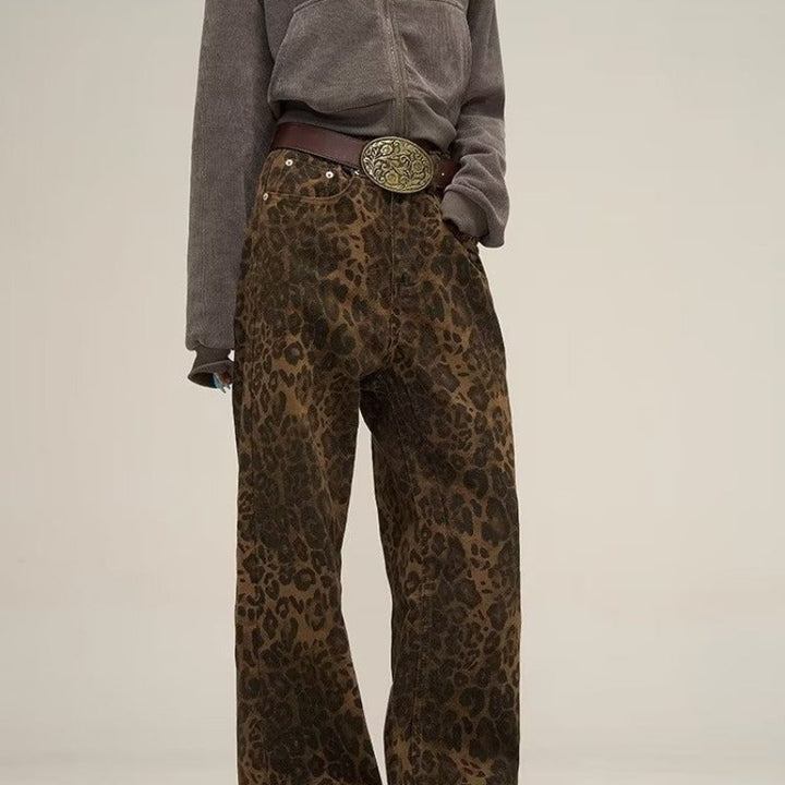 Trendy Leopard Print Jeans - Layla-Leopard-S-State of Style