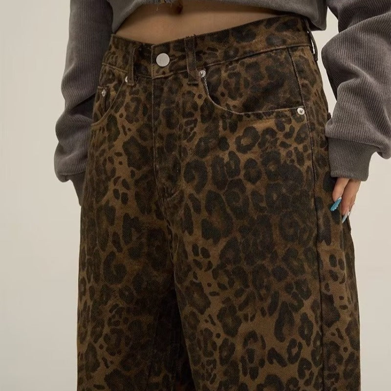 Trendy Leopard Print Jeans - Layla-Leopard-S-State of Style
