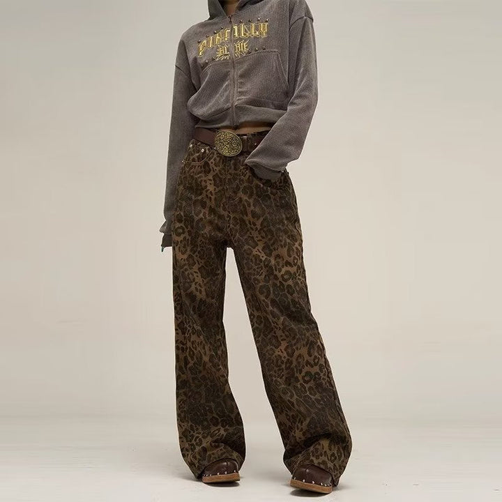 Trendy Leopard Print Jeans - Layla-Leopard-S-State of Style