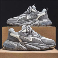 Trendy Lightweight Water-Resistant Hiking Shoes - TrailEase-Grey-Blue-8-State of Style
