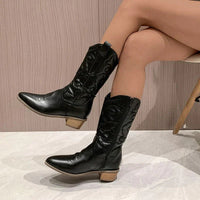 Trendy Low-Cut Boots for Women | Stylish and Comfortable-Black-36-State of Style